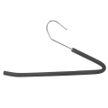 LKPCIGCXM Open End Trouser Hangers Slack Hanger with Non-Slip Foam Coated Black 15-Pack. 
