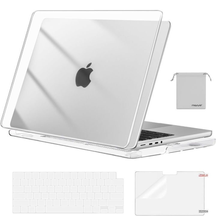 Transparent Hard Shell Case For MacBook Pro M4 14 Inch By Panchakumari Mobile Hub