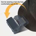 High Lumens Ultra Bright LED Hat Clip Light Portable Waterproof Head Torch Flashlight Stepless Dimmable Adjustable Hanging Camping Light Outdoor. 