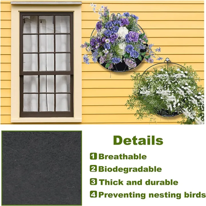 3PCS%2012%20Inch%20Half%20Round%20Planter%20Liners%20Fabric%20Plant%20Liners%20Half%20Circle%20Flower%20Basket%20Liners%20Replacement%20Parts%20Felt%20Liner%20-%20Image%205