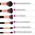 BH STUDIO PRO makeup brush set, BH Signature Rose Gold 13 Piece Brush Set with Holder (black). 