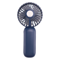 FORIDE Portable Handheld Fan USB Mini Fan Rechargeable Digital Display Lazy Air Cooler Fan for Outdoor Home Office-Blue. 