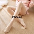 Difutagui Women Winter Leggings Warm Tights Translucent Pantyhose Stockings Original Fleece Ladies Thermal Wool Pants Elastic High Waist Socks. 