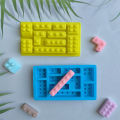10 Block Silicone Ice Lattice Ice Mold Creative Cake Mold DIY Candy Cookie Baking Chocolate Mold Fayshow. 