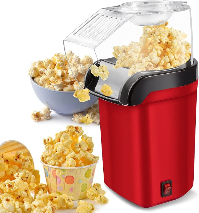 Mini Pop Corn Maker Machine-Red/Black