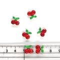 2025 50Pcs Summer Kawaii 9mm Resin Mini Cherry Fruit Cabochon Ornament Jewelry Charms Nail Art Decoration Flatback Manicure Parts. 
