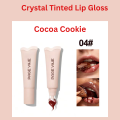 PAGE VINE Crystal Tinted Lip Gloss Juicy Lip Balm Lipstick Moisturizing Nourishing Glossy Lip Gloss Removing Dead Skin Exfoliating Lip Oil Lips Makeup. 