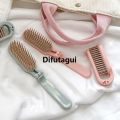 Difutagui InsCompact Portable Comb Mini Hairstyle CushionHOT 【】 Air Comb Special Folding Ladies Comb Cute Student Anti-Static Massage Hairbrush. 