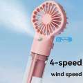 F3 Handheld Spray Fan - Large Wind, Mini Air Conditioner, Humidifier with Water Refill & Portable Design. 