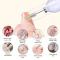 Portable Handheld Electric Nail Polisher Rechargeable Fast Curing Wireless Nail Dryer LCD Display Bottom Nail Lamp Nail Grinder Kit Personal Polish Manicure Tools. 