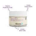 The Derma Co 1% Kojic + Arbutin Night Repair Face Serum-Gel For Dark Spots & Pigmentation - 50G. 
