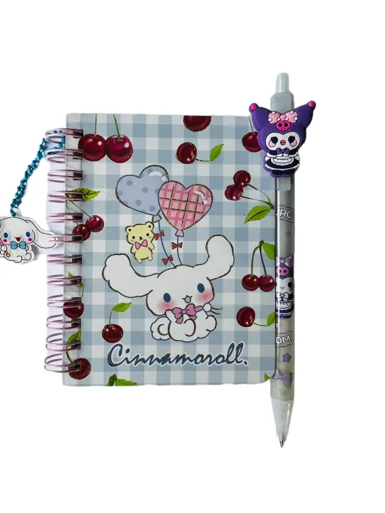 Assorted%20Mini%20Cute%20Spiral%20Kawaii%20Kuromi%20Note%20Book%20Schedule%20Or%20Journal%20Notebook%20Stationary%20Accessories%20with%20Kuromi%20Pencil%20-%20Image%203