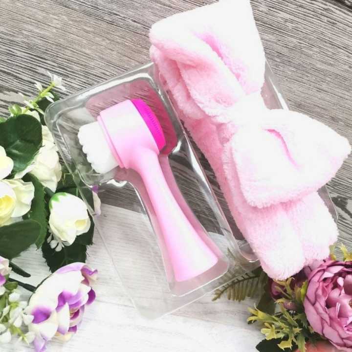 Double%20Sided%20Face%20Massage%20Facial%20Cleansing%20Brush%20and%20Facial%20Band%20-%20Image%202