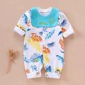 Jumpsuit For Newborn Baby With Bibs. 