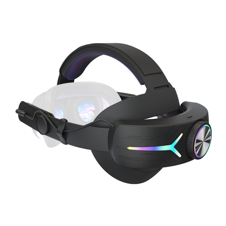 Elite Head Strap with RGB Light for Meta Quest VR Replacement