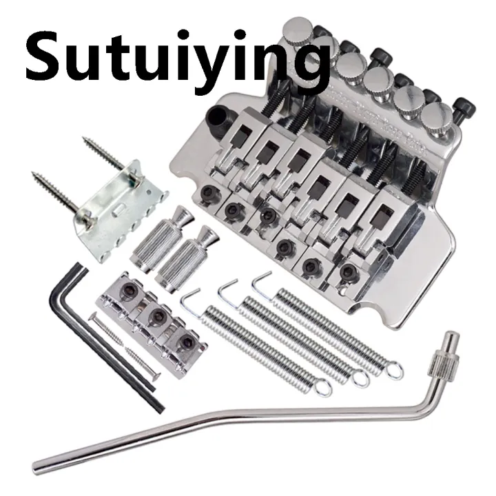 Sutuiying%206%20String%20Double%20Roll%20Tailpiece%20Saddle%20Tremolo%20Bridge%20System%20Fashion%20for%20Electric%20Guitar%20Replacement%20Zinc%20Alloy%20Guitar%20Tailpiece%20-%20Image%202
