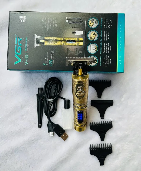 VGR%20V091%20Rechargeable%20Electric%20Hair%20Trimmer%20For%20Men%20-%20Image%203