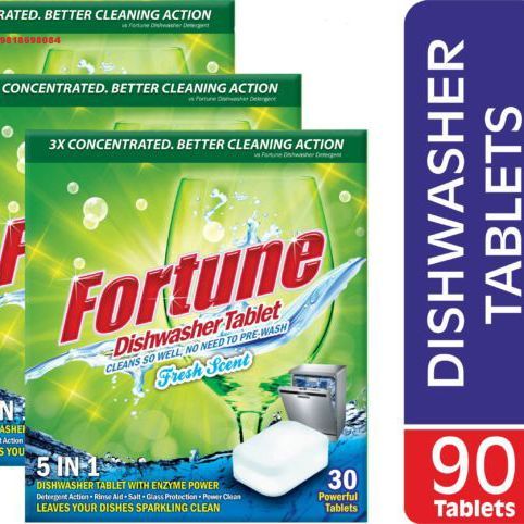Fortune%20Dishwasher%20Tablet%2090%20Tablets%20Automatic%20Cleaning%20Agent%20Grease%20Removal%20Machine%20Safe%20Detergent%20-%20Image%203