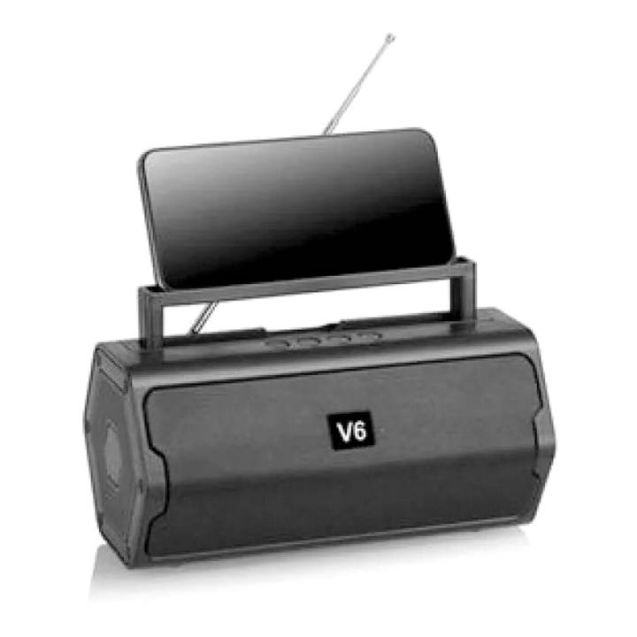 V6 Wireless Portable Bluetooth Speaker With TF Card Support, USB And FM ...