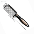 Difutagui Mo Elastic Comb Airbag Color Women's Comb, 1/3 High Quality Piece Black Comb for Straight and Curly Hair. 