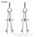 Sutuiying 1/2pcs Multifunction Bow Divider Spring Compasses Portable Engineering Compasses Drawing Tool. 