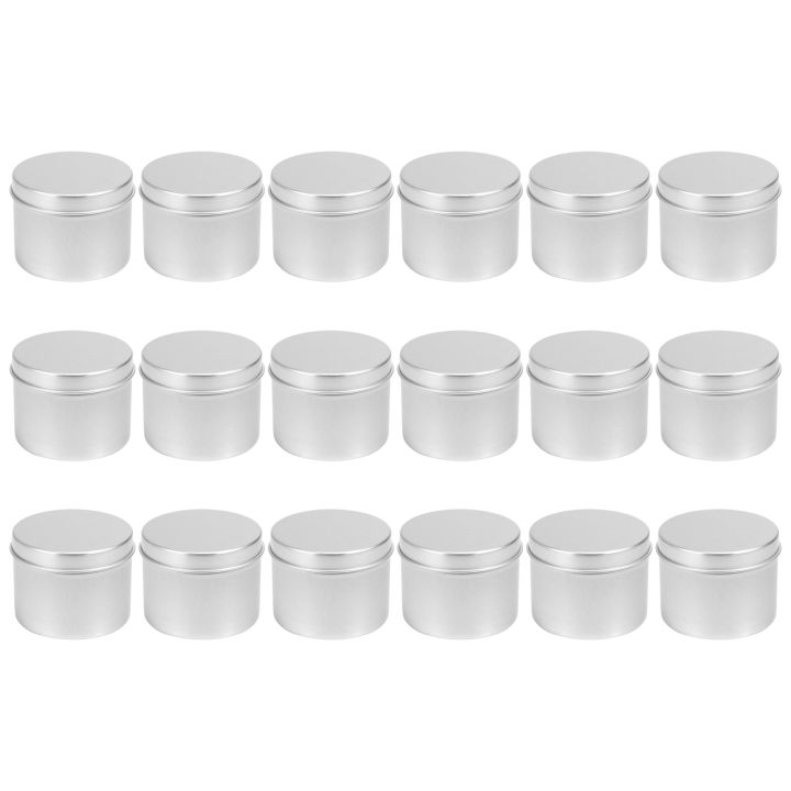 (GGBR) 18 Piece Candle Tin , 4 Oz, Candle Containers for DIY Candle Making,Candle Container,Handmade Candle Making Tools
