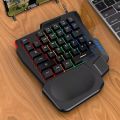 NUOS M3 One-handed Mechanical Gaming Keyboard RGB Backlit Portable Mini Game Keypad. 