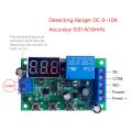 12V 010A DC Current Detection Module Current ensing Detecting Delay Relay Control. 