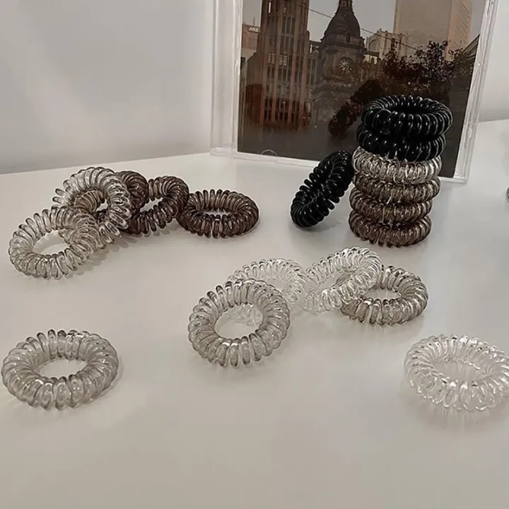 9pcs/set%20Hair%20Ties%20Elastic%20Plastic%20Hair%20Band%20Rubber%20Telephone%20Cord%20Scrunchies%20HEQING%20-%20Image%205