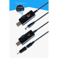 USB to DC Adjustable DC9V/12V Boost Cable for Router Switches. 