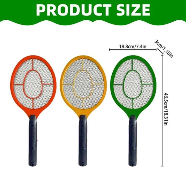 Insects Control Tools Electric Mosquito Killer Handheld Swatter Racket Portable Fly Insect ...