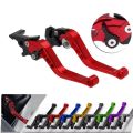 1Pair Widely Compatible Double Disc Motorcycle Brake Handle 6-position Adjustable Aluminum Brake Clutch Levers Durable Ergonomic Motorcycle Brake Levers Dirt Bike Handle Grips. 