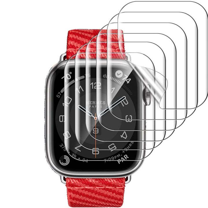 44mm 6pcs Compatible for Apple Watch Unbreakable TPU Film Screen
