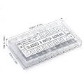 ZOROOM 1000Pcs Stainless Steel Eyeglasses Watch Repair Screw Replacement Kit Set Tiny Screws Nut Assortment Repair Tool Kit Set. 