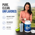 Jiri Nutrition Raw Whey Protein Concentrate, Unflavored 1kg. 