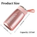 Portable Leak-proof Mini Thermos Cup Stainless Steel 257ml Vacuum Cup Pocket Design Durable Water Bottle Travel Outdoor. 