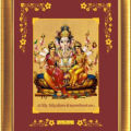 KGD Prima Art Mahaganapati - 24k Pure Gold Sheet 999 Artwork. 