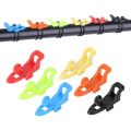 Portable ABS Hook Secure Keepes 6 Colors Safe Hanger Plastic Rubber Fishing. 