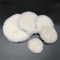 Wenefang Universal Car Polish Pad 3/4inch For M10/M14 Soft Wool Machine Waxing Polisher Car Body Polishing Discs Cleaning Accessories. 