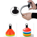 Soccer Training Cones Holders Sports Mark Disk Plastic Disc Storage Rack Sign Racks Stands Barrier Bracket Black Natuo. 