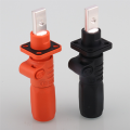 Battery Box Terminal Connector 200A Detachable Quick Plug Terminal Flame Retardant IP67 Single Core 200A Orange. 