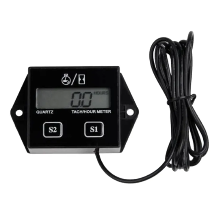 Engine%20Digital%20Display%20Tach%20Hour%20Meter%20Gauge%20Inductive%20Speedometer%20Car%20Stroke%20Tachometer%20Motorcycle%20Lawn%20Mower%20Black%20-%20Image%205