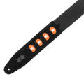 Levy's Leathers MC2PH-BLK 2-inch Cotton Pickholder Guitar Strap - Black. 