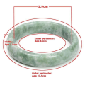 Chinese Beautiful Natural Green Jade Gems Bangle Bracelet Fashion Green Stone Jade Bracelets Bangle for Women. 