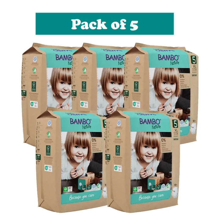 Bambo%20Nature%20Baby%20Diapers%20Size%205%20XL%20(11%E2%80%9317%20kg)%20%E2%80%93%2019%20pcs%20(Pack%20of%205)%20Pants%20Style%20%7C%20Eco-Friendly,%20Soft%20&%20Sensitive%20Skin%20Safe%20Diapers%20-%20Image%202