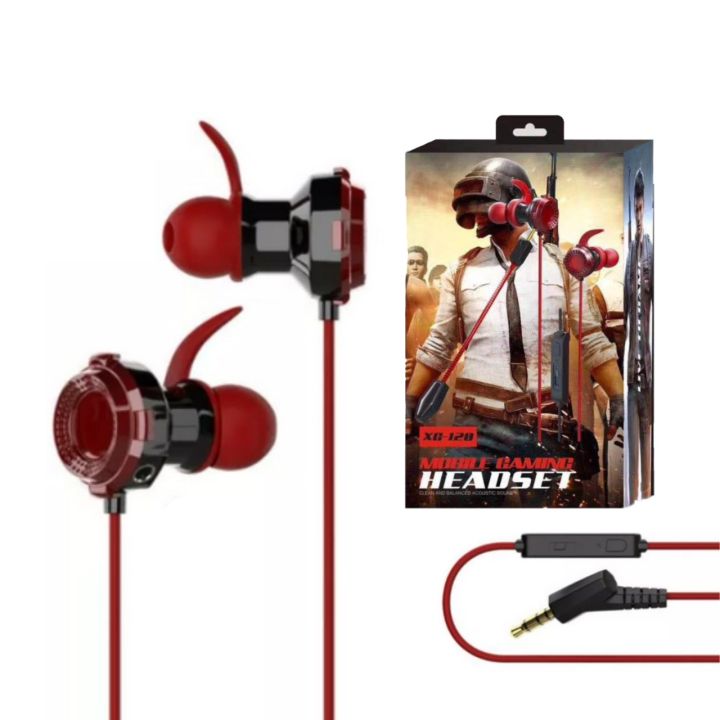 XG-120 Mobile Gaming Earphone: Handsfree Headset for Mobile Gaming