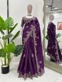 Stunning Designer Jimmy Choo Saree with Thread & Sequence Work By Sapnaaz Fashion. 