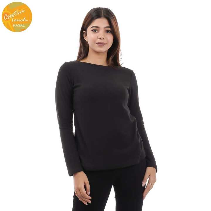 Creative Touch Polar Fleece Full Sleeve Thermal Inner T-Shirt For Women WTP4809
