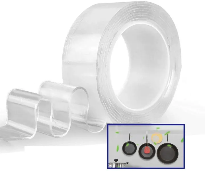 Nano%20Tape%20Heavy%20Duty%20Double%20Sided%20Mounting%20Tape%20Strong%20Grip,%20Removable%20&%20Reusable%20Clear%20Gel%20Tape%20For%20Hanging%20On%20Wood,%20Tile,%20Plastic%20&%20Metal%20Surfaces%20-%20Image%206
