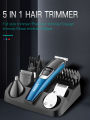 VGR V-172 Professional 5 In 1 Rechargeable Hair trimmer Metal Barber Use Electric Hair Clipper Cordless. 